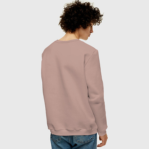 Мужской свитшот Metallica - cool dudes! / Пыльно-розовый – фото 4