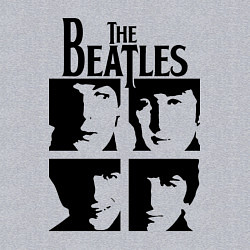 Свитшот хлопковый мужской The Beatles - legendary group!, цвет: меланж — фото 2