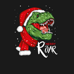 Свитшот хлопковый мужской T-rex Merry Roar, цвет: черный — фото 2