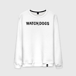 Свитшот хлопковый мужской Watch Dogs, цвет: белый