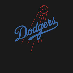 Свитшот хлопковый мужской Los Angeles Dodgers baseball, цвет: черный — фото 2