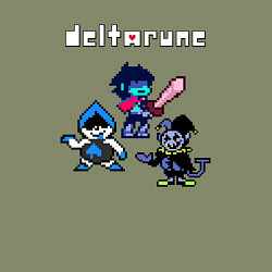 Свитшот хлопковый мужской Deltarune Дельтарун, цвет: авокадо — фото 2