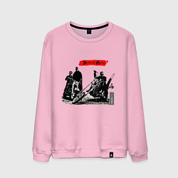 Свитшот хлопковый мужской Depeche mode spirit, цвет: светло-розовый