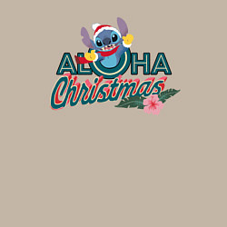 Свитшот хлопковый мужской Aloha Christmas, цвет: миндальный — фото 2