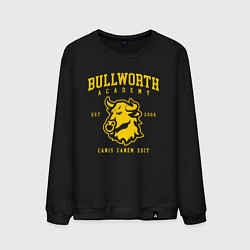 Свитшот хлопковый мужской Bully Bullworth Academy, цвет: черный