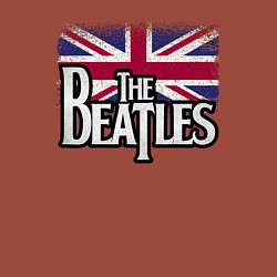 Свитшот хлопковый мужской The Beatles Great Britain Битлз, цвет: кирпичный — фото 2