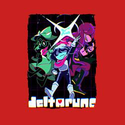 Свитшот хлопковый мужской DELTARUNE HEROES ATTACK!, цвет: красный — фото 2