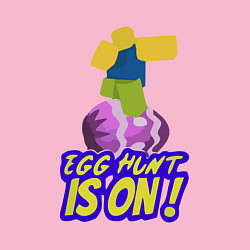 Свитшот хлопковый мужской Roblox egg hunt, цвет: светло-розовый — фото 2