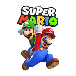 Свитшот хлопковый мужской Луиджи и Марио, цвет: белый — фото 2