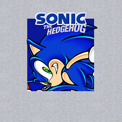 Свитшот хлопковый мужской Sonic Adventure Sonic, цвет: меланж — фото 2