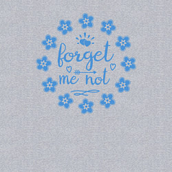 Свитшот хлопковый мужской Forget me not, цвет: меланж — фото 2