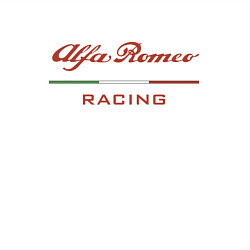 Свитшот хлопковый мужской Alfa Romeo racing - logo, цвет: белый — фото 2