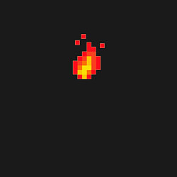 Свитшот хлопковый мужской 8 Bit Digital Fire, цвет: черный — фото 2