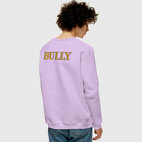 Мужской свитшот Bully Logo спина / Лаванда – фото 4