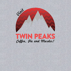 Свитшот хлопковый мужской Твин Пикс 2022 ltd, цвет: меланж — фото 2