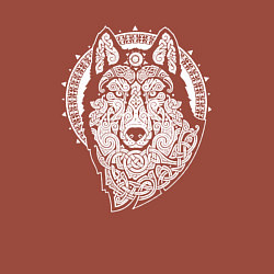 Свитшот хлопковый мужской Northern Wolf, цвет: кирпичный — фото 2