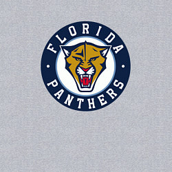 Свитшот хлопковый мужской Florida Panthers Флорида Пантерз Логотип, цвет: меланж — фото 2