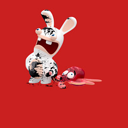 Свитшот хлопковый мужской Бешеный кролик и осьминог, цвет: красный — фото 2