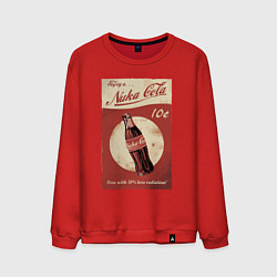 Свитшот хлопковый мужской Fallout Nuka Cola Poster Pop art, цвет: красный