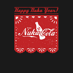 Свитшот хлопковый мужской Fallout Enjoy Nuka Cola New Year, цвет: черный — фото 2