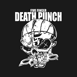 Свитшот хлопковый мужской Five Finger Death Punch Groove metal, цвет: черный — фото 2