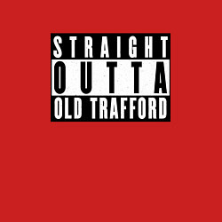 Свитшот хлопковый мужской Manchester United Straight outta Old Trafford, цвет: красный — фото 2