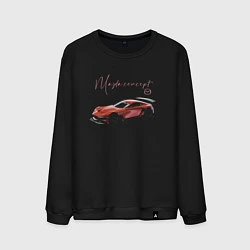 Свитшот хлопковый мужской Mazda Concept, цвет: черный
