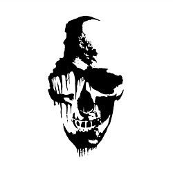 Свитшот хлопковый мужской Black Skull Crusher, цвет: белый — фото 2