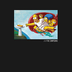 Свитшот хлопковый мужской Симпсоны Simpsons, цвет: черный — фото 2