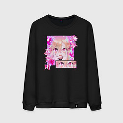 Свитшот хлопковый мужской Marin Kitagawa cosplayer, цвет: черный
