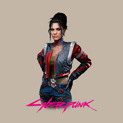 Свитшот хлопковый мужской Panam - Панам Cyberpunk 2077, цвет: миндальный — фото 2