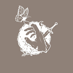 Свитшот хлопковый мужской Dreaming about you белая, цвет: утренний латте — фото 2