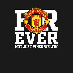 Свитшот хлопковый мужской Manchester United FOREVER NOT JUST WHEN WE WIN, цвет: черный — фото 2