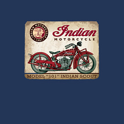 Свитшот хлопковый мужской Indian motorcycle 1901, цвет: тёмно-синий — фото 2
