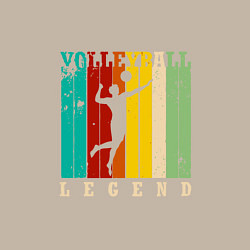 Свитшот хлопковый мужской Volleyball Color, цвет: миндальный — фото 2