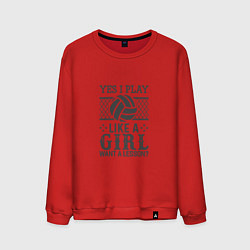 Мужской свитшот Play - Like A Girl