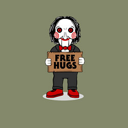 Свитшот хлопковый мужской Free Billy Hugs, цвет: авокадо — фото 2