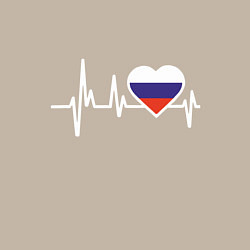 Свитшот хлопковый мужской Пульс России, цвет: миндальный — фото 2