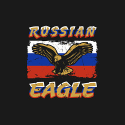 Свитшот хлопковый мужской Russian Eagle, цвет: черный — фото 2
