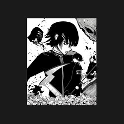 Свитшот хлопковый мужской Juuzou Suzuya Джузо, цвет: черный — фото 2