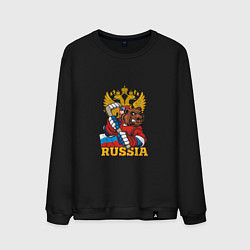Мужской свитшот Хоккей - Russia