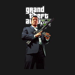 Свитшот хлопковый мужской GTA 5 Gangster, цвет: черный — фото 2