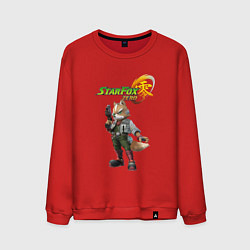 Свитшот хлопковый мужской Star fox Zero Nintendo Video game!, цвет: красный