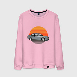 Свитшот хлопковый мужской BMW Sun, цвет: светло-розовый