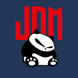 Свитшот хлопковый мужской JDM Panda Japan Симпатяга, цвет: тёмно-синий — фото 2