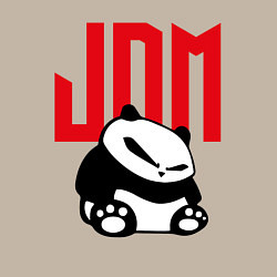 Свитшот хлопковый мужской JDM Panda Japan Симпатяга, цвет: миндальный — фото 2