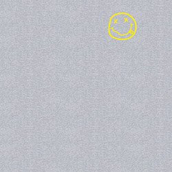 Свитшот хлопковый мужской Nirvana Жёлтый смайл, цвет: меланж — фото 2