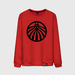 Свитшот хлопковый мужской Эпсилон-11, цвет: красный