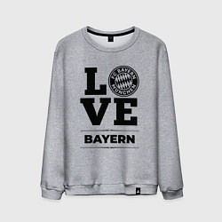 Свитшот хлопковый мужской Bayern Love Классика, цвет: меланж