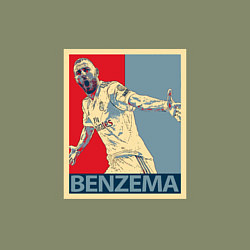 Свитшот хлопковый мужской Madrid - Benzema, цвет: авокадо — фото 2